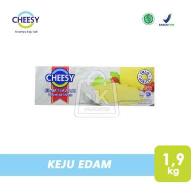 Cheesy Keju Edam 1,9 kg (1 slop )
