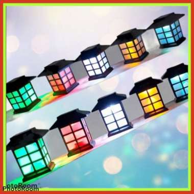 Lampu Taman Solar Cell Paket Murah 5Pcs Lampu Hias Taman Model Tancap