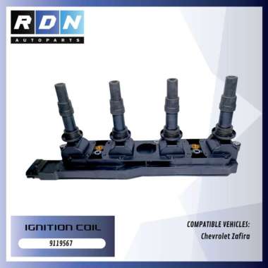 IGNITION COIL KOIL CHEVROLET ZAFIRA 9119567 RDN AUTOPARTS ASLI ORIGINAL