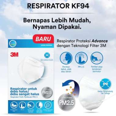 Masker 3M Nexcare Respirator KF94 / 3M Masker Respirator MA-10 Multivariasi