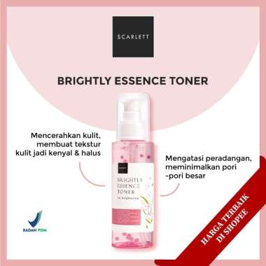 Scarlett Whitening Brightly Essence Toner + Scarlett Whitening Brightly Ever After Serum