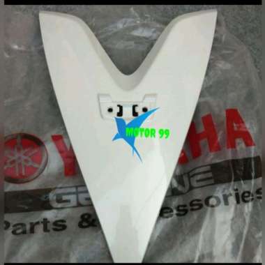DASI TAMENG DEPAN PLAT NOMOR AEROX 155 - dasi kecil Original Putih