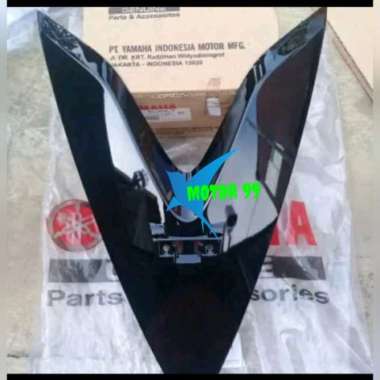 DASI TAMENG DEPAN PLAT NOMOR AEROX 155 - dasi kecil Original Hitam