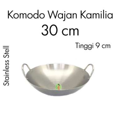 Komodo Wajan Kamilia Stainless 30 cm / Kuali
