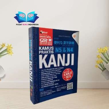 BUKU BELAJAR PELAJARAN BAHASA KANJI JEPANG JLPT N5 - N4 TERBARU
