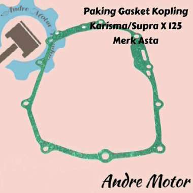 Paking Gasket Blok Kopling Karisma/Supra X 125 Merk Asta Kualitas Ori
