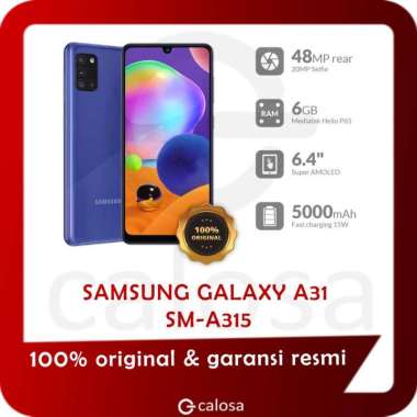 SAMSUNG Galaxy A31 6GB / 8GB 128GB GARANSI RESMI SEIN No Repack Segel 8/128