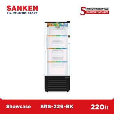 Sanken SRS-229BK Showcase [220 L] - Black --