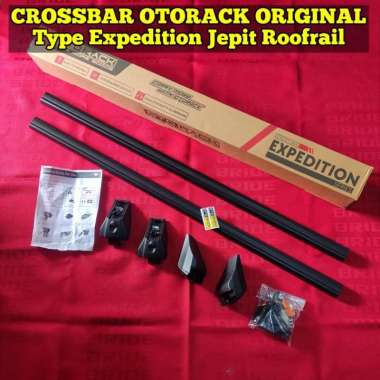 Cross Bar Rack Atas Roof Rail Mobil Rush Terios 2006 - 2017 Crossbar null Black