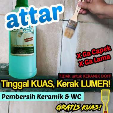 ATTAR Power Cairan Pembersih KERAMIK / WC / Toilet 5 Liter - 1 ltr