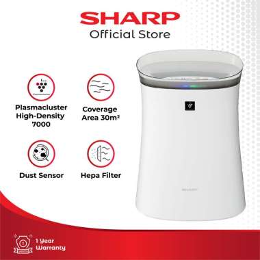 SHARP FP-F40Y T/W Air Purifier Plasmacluster HEPA &amp; Deodorizer Filter [30M] White