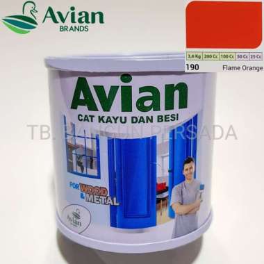 Cat Avian 100cc / Cat kayu dan besi Avian / cat avian kecil 301 Candy Brown