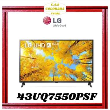 TV LG 43UQ7550PSF SMART TV 43 INCH LED 4K UHD 43UQ7550 43UQ75 43UQ UQ7550 UQ7550PSF