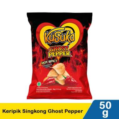Kusuka Ghost Pepper Keripik Singkong 50gr