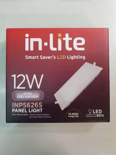 Downlight Panel Inbow 12w Inlite / Segi