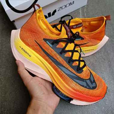 Nike Air Zoom Alphafly Next% Flyknit Ekiden Zoom Pack || orange 1 2 gold