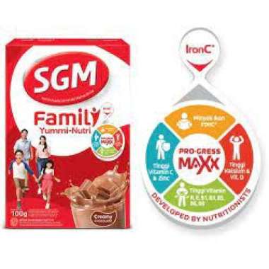 Promo Harga SGM Family Yummi Nutri Creamy Chocolate 100 gr - Blibli