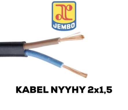 KABEL SERABUT HITAM NYYHY 2x1.5 SETARA ETERNA SUPREME