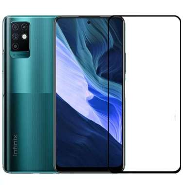 Promo Tempered Glass Layar Infinix Note 10 / Note 10 Pro Full Cover Anti Gores Kaca Infinix Note 10