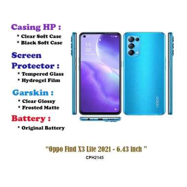 Oppo Find X3 Lite 2021 - 6.43 inch - Case - Screen Protector - Battery - Dll Hydrogel