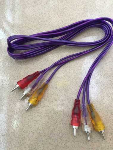 KABEL JACK RCA 3-3 KABEL AV AUDIO VIDEO KABEL DVD MERAH PUTIH KUNING