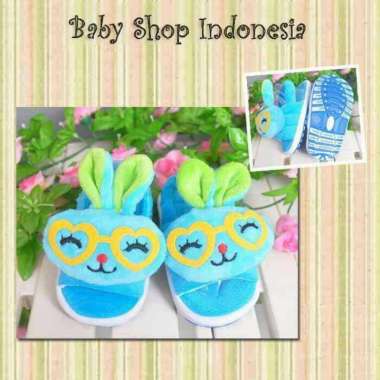 Sandal Bayi Boneka Bunny Biru