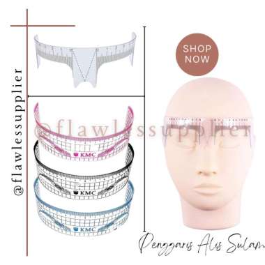 Penggaris Pengukur Alis / Penggaris Sulam Alis Mika / Penggaris Alis / Pengukur Alis / Penggaris Ali