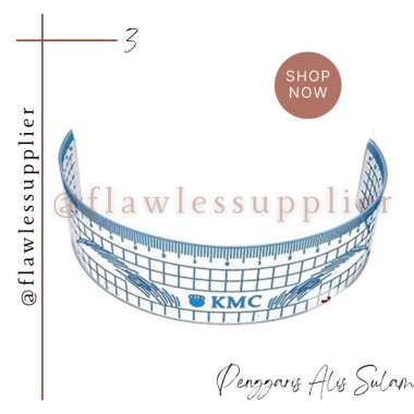 Penggaris Pengukur Alis / Penggaris Sulam Alis Mika / Penggaris Alis / Pengukur Alis / Penggaris Ali