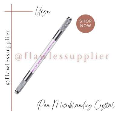 Pen Manual Sulam Alis / Pen Manual Microblanding / Pen Microblading Crystal 2 Sisi Sulam Alis Bibir 