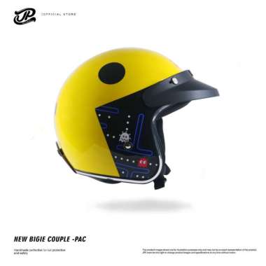 Helm JP Retro New Bigie Couple - PAC Invaders XL