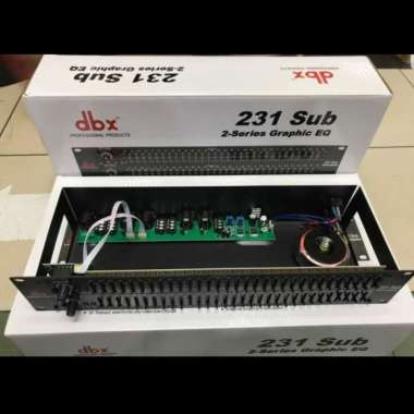 EQUALIZER DBX 231+SUBWOOFER/EQUALISER DBX 231 SUBWOOFER