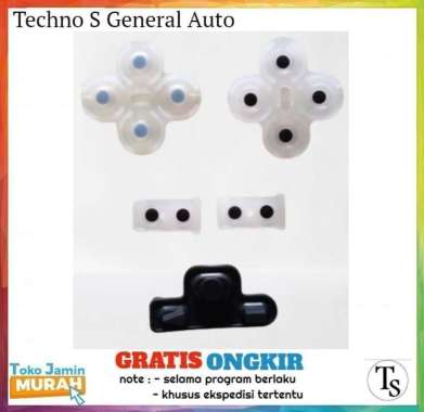 Karet Stik PS3 Ori Transparan Fullset - Karet Stick PS 3 Ori Mesin 1 set