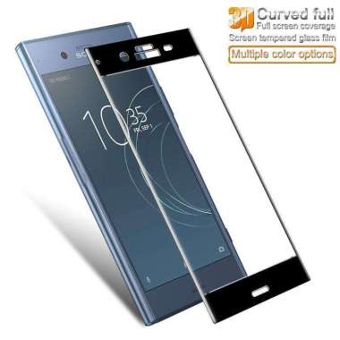 Imak Screen Tempered Glass Film 3D Curved Full for Sony Xperia XZ1 / Sony Xperia XZ1 Dual - Black