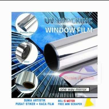stiker kaca cermin miror/stiker kaca anti panas/kaca film anti uv