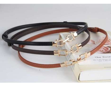 Ikat Ban Pinggang Adjustable Belt A116 Twin Omiga Korea Fashion Kulit - CAMEL BEST SELLER
