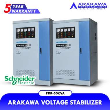 ARAKAWA PDR-50KVA 3 Phase Stabilizer blue sea