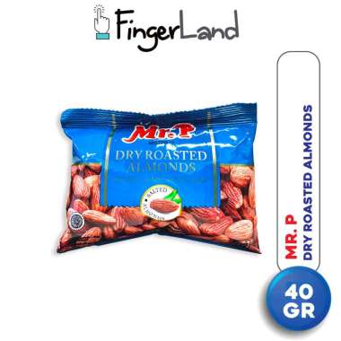 MR.P Dry Roasted Almonds 40 Gr Kacang Almond Panggang