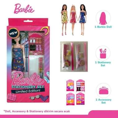 Mattel Ori Barbie Stationery Set Limited Edition Doll Stationary