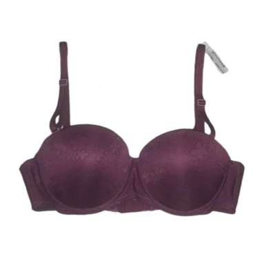 Bra Triumph Maroon Flower 32C