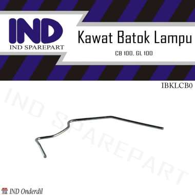IND Onderdil Kawat-Klip Batok Lampu Depan GL 100-GL100 & CB 100-CB100 SILVER