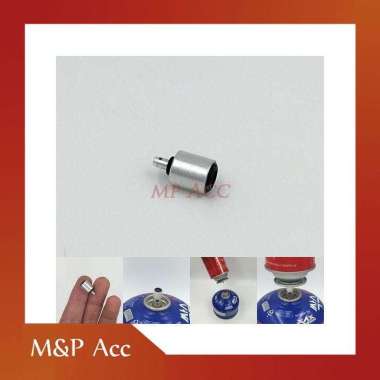 Adapter Konektor Refill Tabung Gas Butane Refill Gas Camping Portable