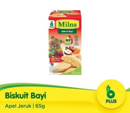 Milna Biskuit Bayi Apel Jeruk 65 Gr