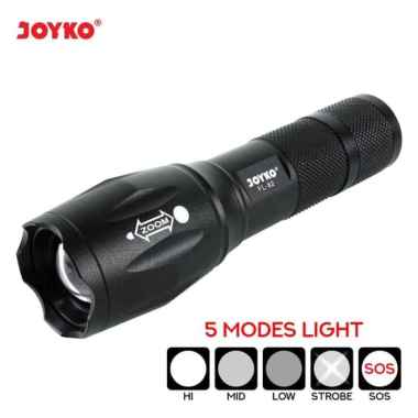 LED Flashlight Senter LED Joyko FL-82 Black