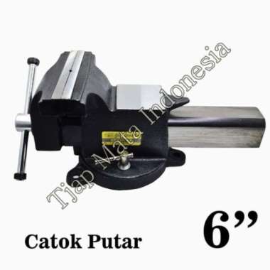 Catok Paron Ragum 6" Catok Besi Putar Bench Vise 6 inch Tjap Mata
