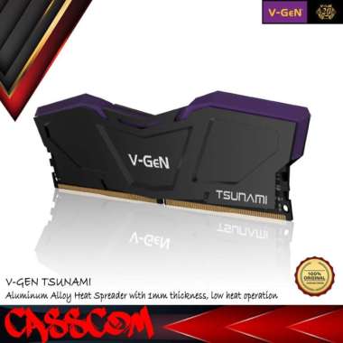 RAM DDR4 V-GeN TSUNAMI 32GB 2666MHz CL16 (2X16GB)GAMING OVERCLOCK VGEN