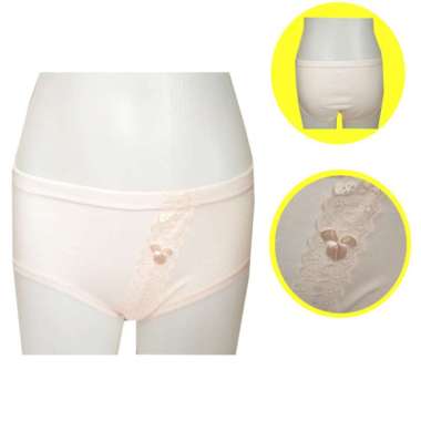 Golden Nick CD Wanita Renda Bunga Kecil XL Pink Fuschia