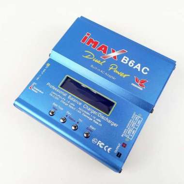 Imax Charger Baterai Lipo Dengan Ac Adapter Integrated B6ac Blue
