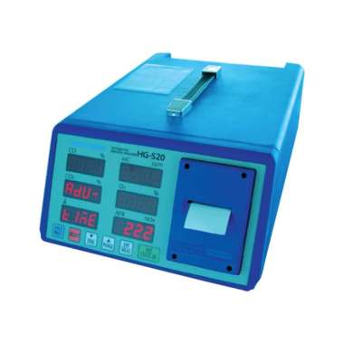 Heshbon Exhaust Gas Analyzer HG-520 Alat Uji Emisi Kendaraan Blue