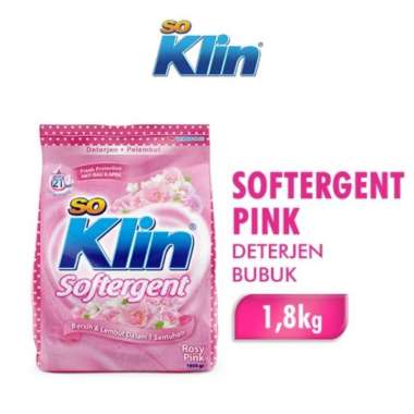 Promo Harga So Klin Softergent Rossy Pink 1800 gr - Blibli