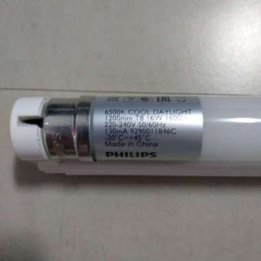 BN010C T8LED Tube 16W 1200 mm Eco Putih + Rumah Lampu PHILIPS 7160802